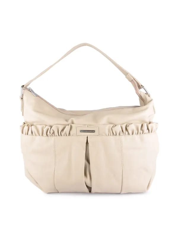 United Colors of Benetton Women Solid Beige Handbags