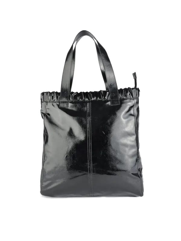 United Colors of Benetton Women Solid Black Handbags