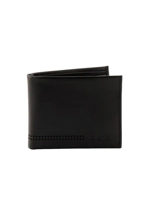 United Colors of Benetton Men Solid Black Wallets