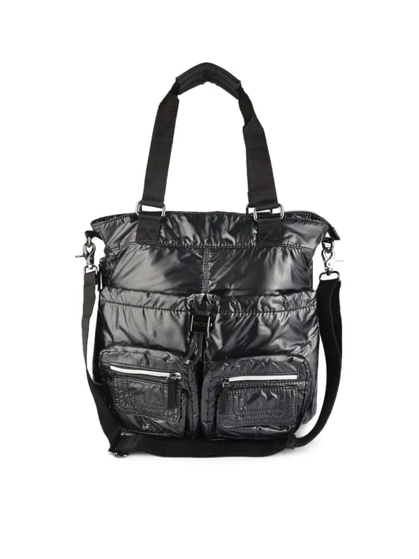 United Colors of Benetton Women Solid Black Handbags
