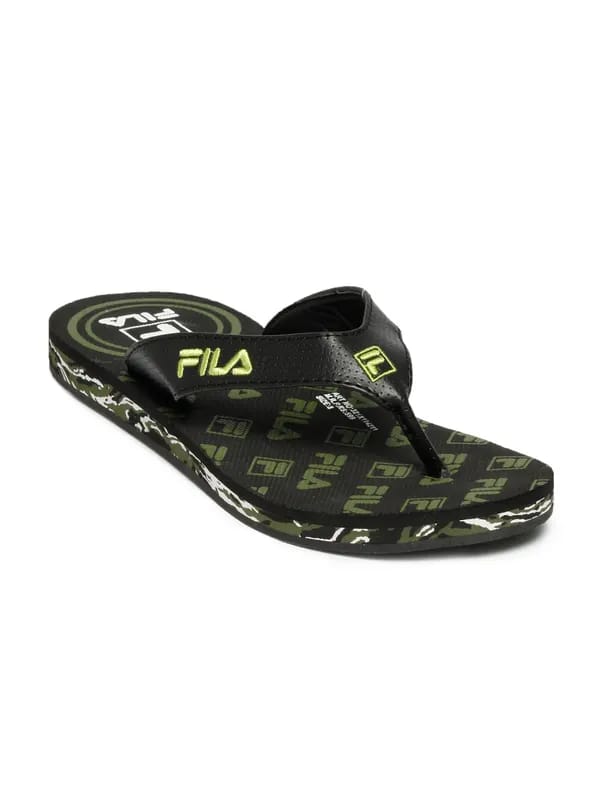 Fila Men Velvet Black Flip Flops