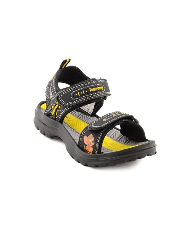 Warner Bros Kids Unisex TJ Jerry Black Sandals