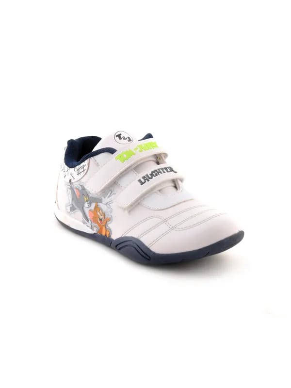 Warner Bros Kids Unisex TJ Chase Casual White Casual Shoes