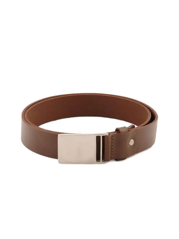 Turtle Men Leather Brown Belts
