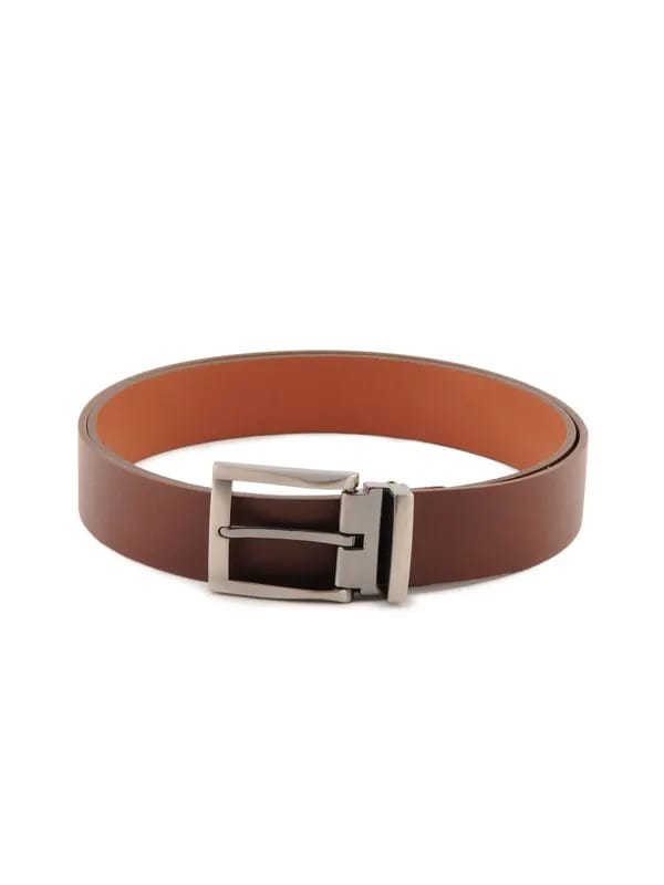 Turtle Men Leather Brown Belts
