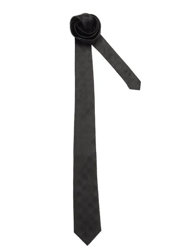 Turtle Men Check Black Ties