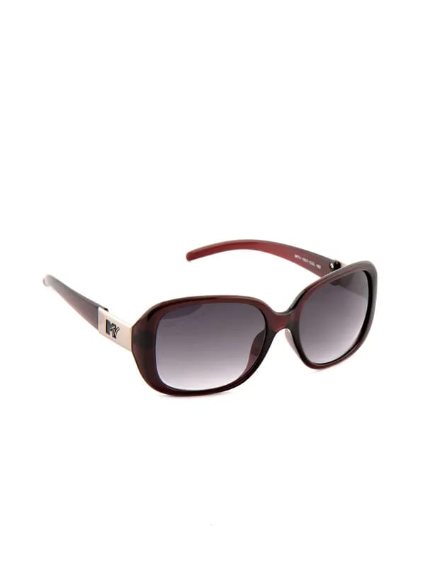 M tv Women My Fab Eyewear Maroon Sunglasses