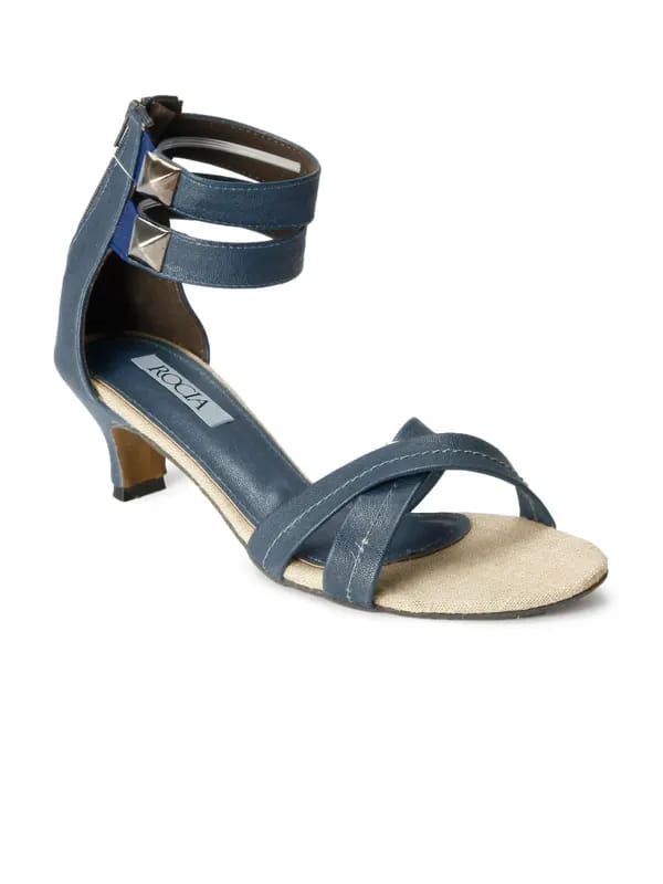 Rocia Women Blue Heels