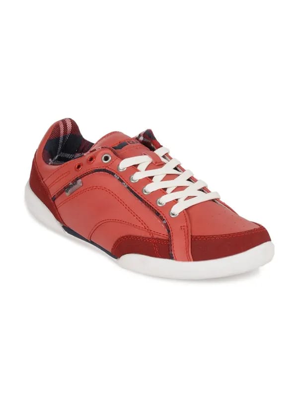 GAS Men Red Europa Sneakers
