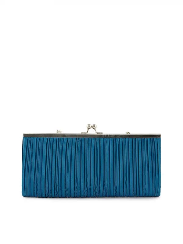 Lino Perros Women Classic Blue Clutch