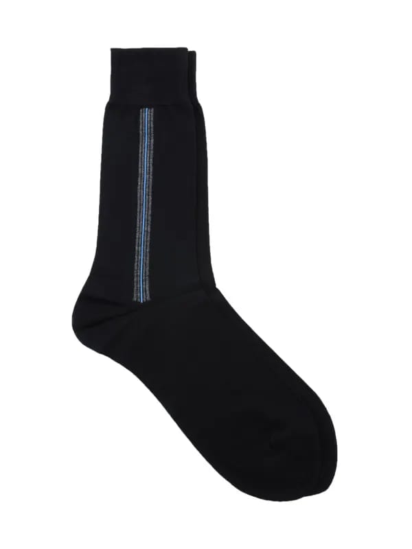 Reid & Taylor Men Solid Black Socks
