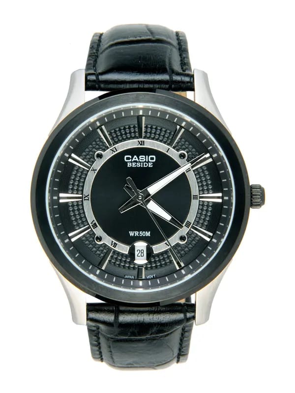 CASIO ENTICER Men Black Analogue Watch BS112