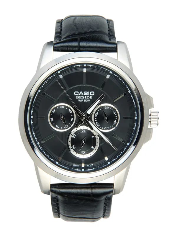 CASIO ENTICER Men Black Dial Analogue Watch BS120