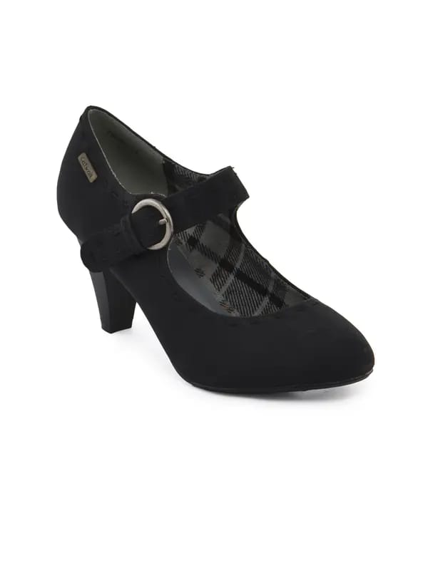 Catwalk Women Buckel Black Heels
