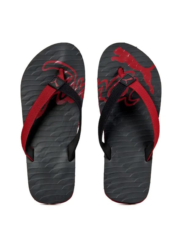 Puma Unisex Black Miami II Flip Flops