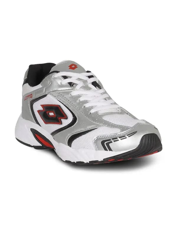 Lotto Men's Melbourne White-Red Shoe