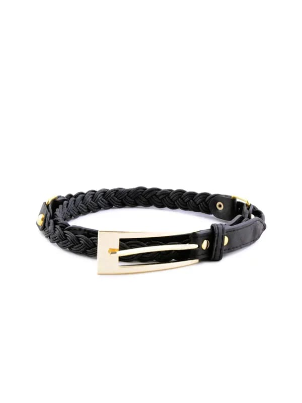 Lino Perros Women Solid Black Belt