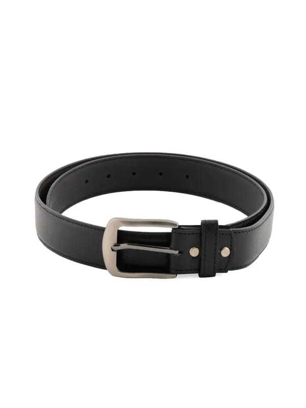 New Hide Men Leather Black Belt