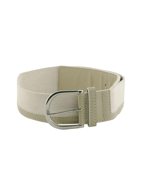 Peter England Men Casual Off White Belt