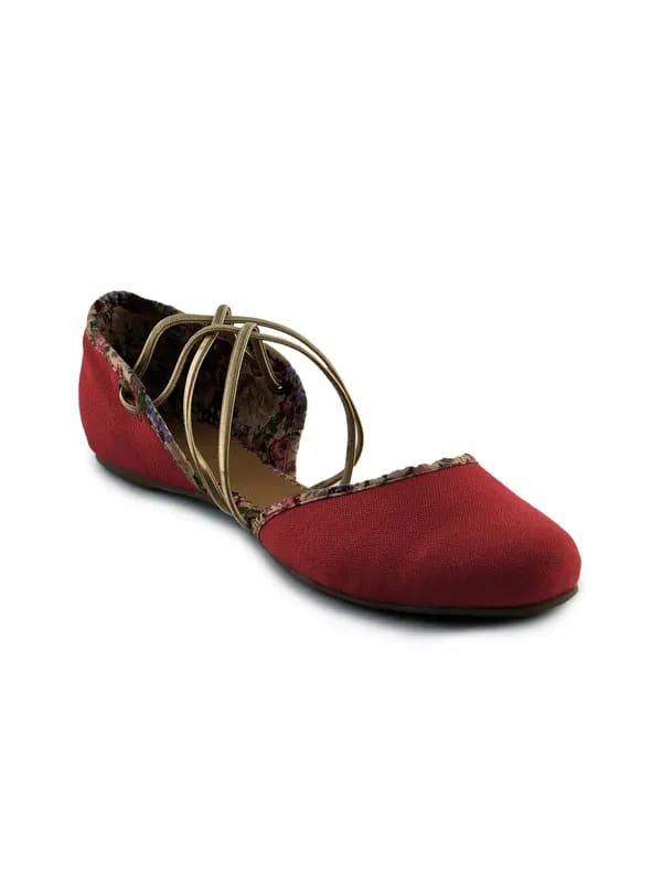 Catwalk Women Fashion Cut-Out Pink Flats