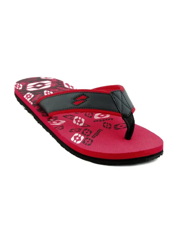 Lotto Men Sign Red Slippers