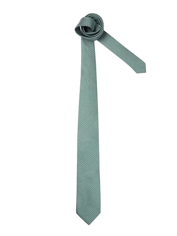 United Colors of Benetton Men Check Green Tie