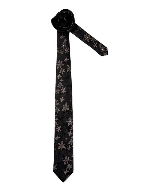 United Colors of Benetton Men Woven Black Tie