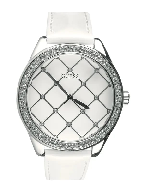 Guess Women Netted White Watch