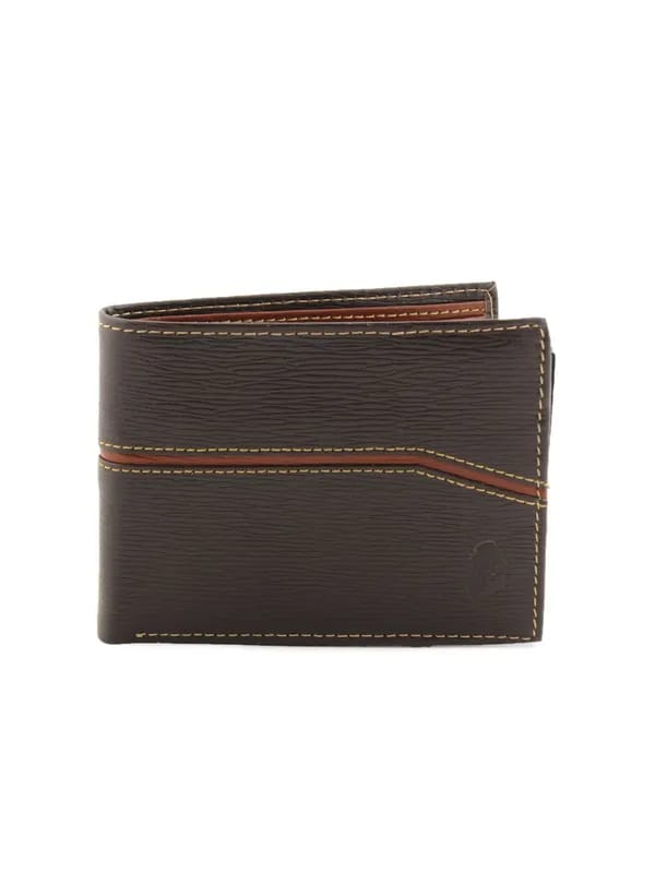 Reid&Taylor Men Solid Brown Wallet