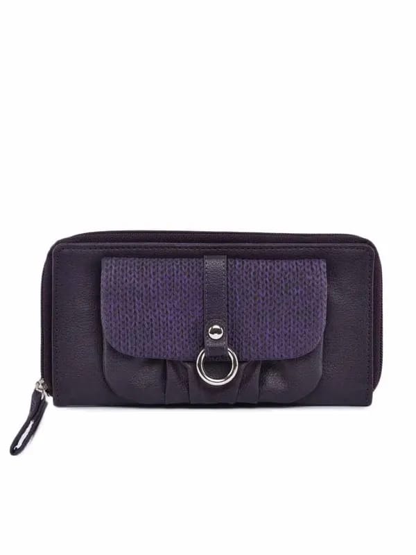 Baggit Women Highway Taj Purple Wallet