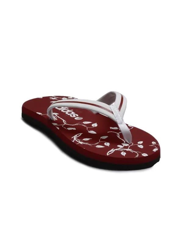ADIDAS Unisex Vines Red Flip Flops