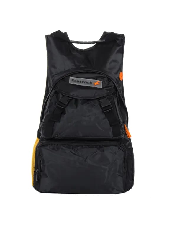 Fastrack Men Polyester Black Backpack