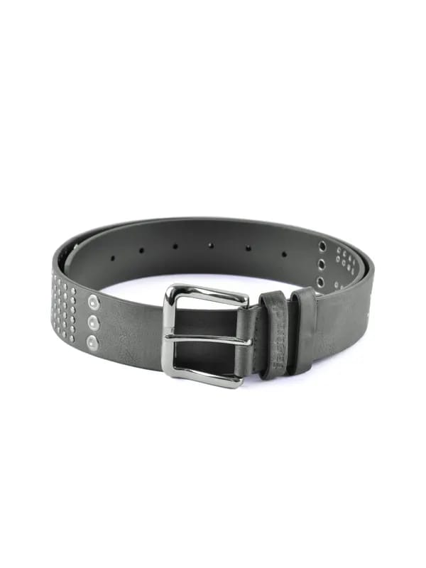 Fastrack Women Leatherette Grey Belt