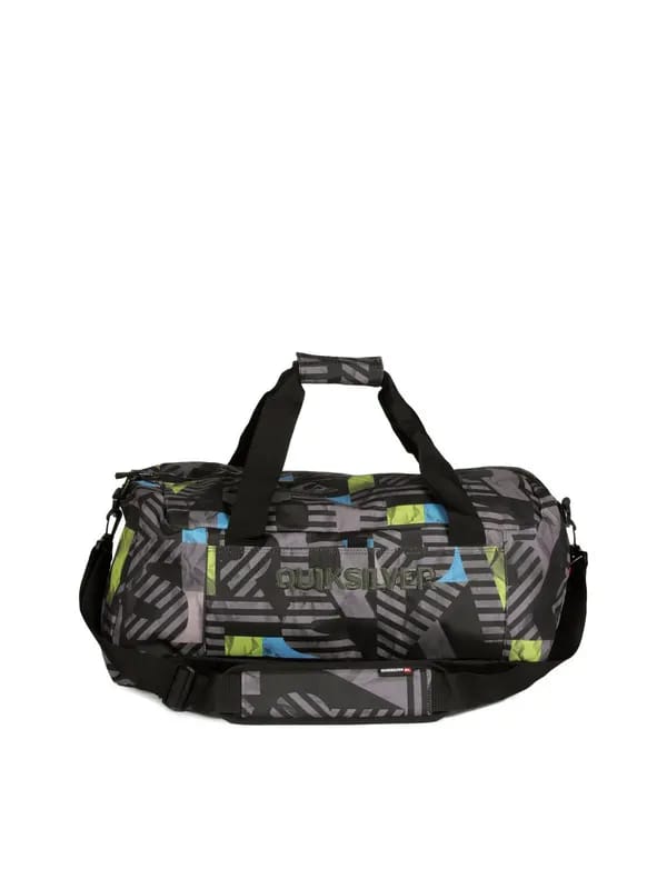 Quiksilver Unisex Black & Green Duffle Bag