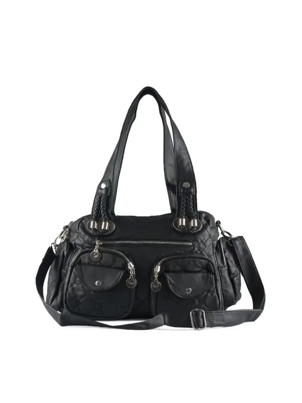 Kiara Women Small Pocket Black Handbag