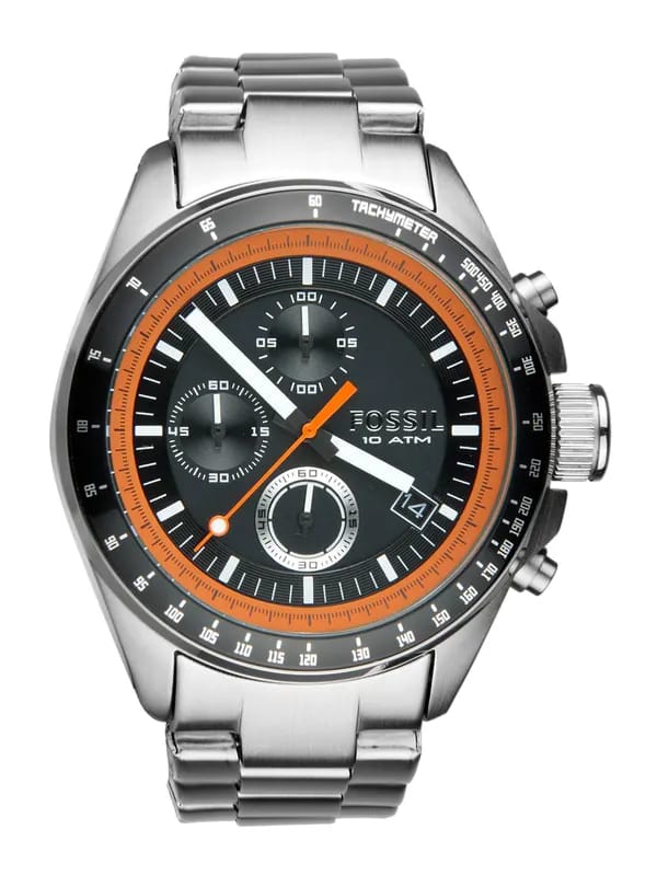 Fossil Men Black Dial Chronograph Watch CH2673