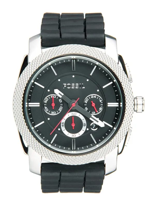 Fossil Men Black Dial Chronograph Watch FS4572