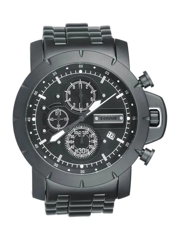 Fossil Men Black Dial Chronograph Watch JR1266