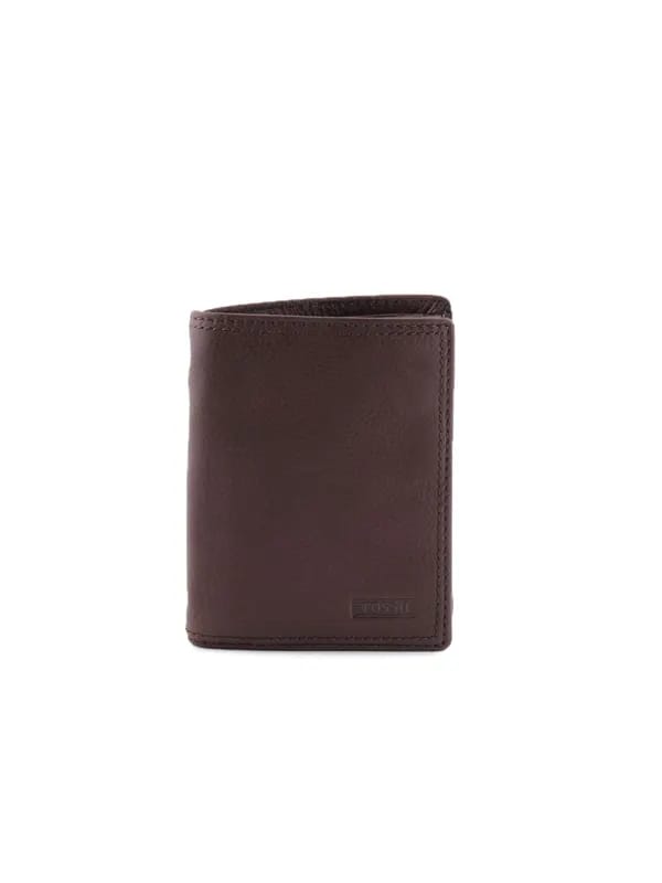 Fossil Men Midway Intl Brown Wallet