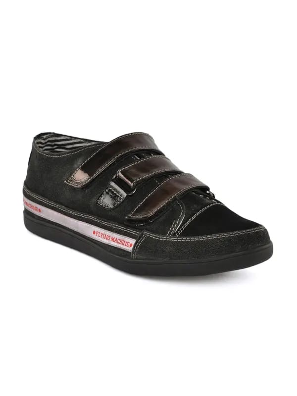 Flying Machine Men Black Casual Shoes
