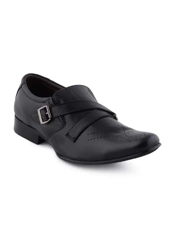 Provogue Men Black Formal Shoes