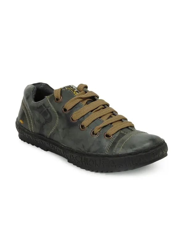ID Men Green Casual Shoes