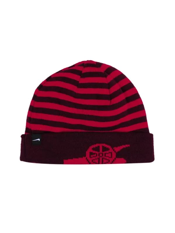 Nike Unisex Striped Purple Cap