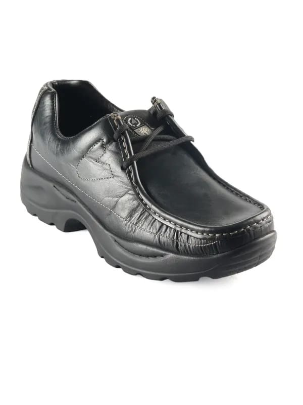 Woodland Men Black Casual Shoes