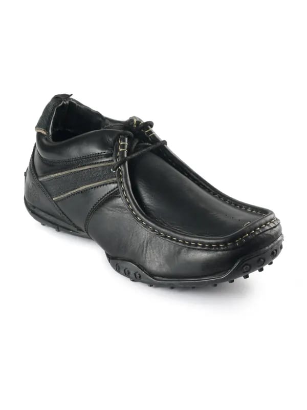 Woodland Men Black Casual Shoes