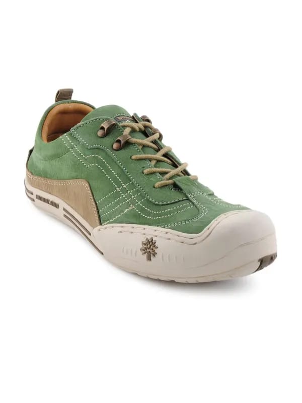 Woodland Men Green Casual Shoes