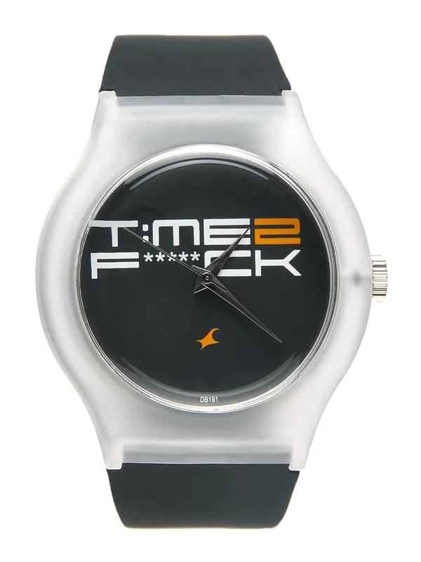 Fastrack Unisex Black Casual Watch