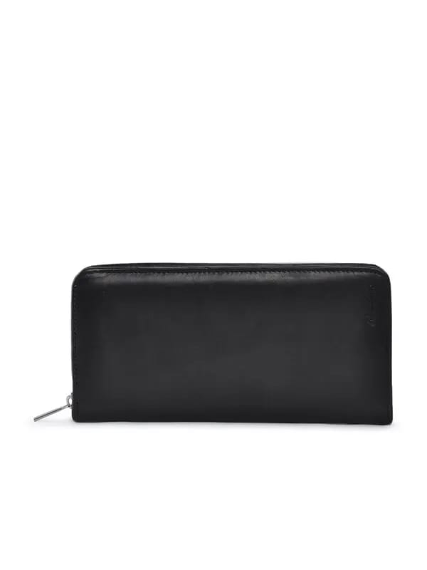 Newhide Black Unisex Travel Pouch Passport Holder