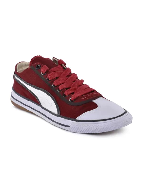 Puma Men Maroon Graphic Casual Shoes
