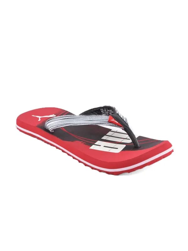 Puma Unisex Jive Red Flip Flops